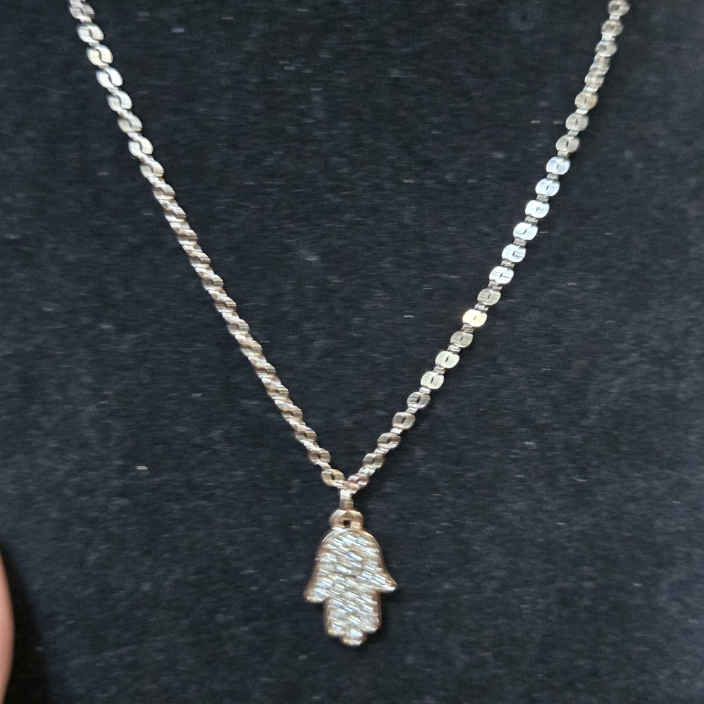 Guess rosegold hamsa protection necklace NEW - Picture 2 of 6